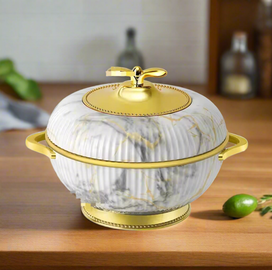 3pc Ceramic soup pot