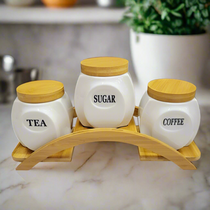 3Pc tea coffee sugar set
