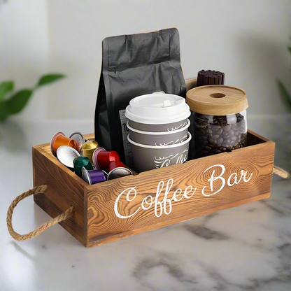 Wooden Coffee/Tea Bag Organizer