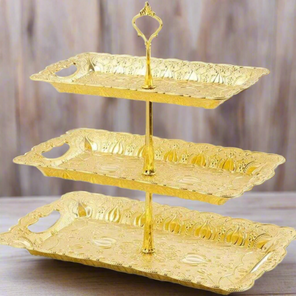 3 Layer cake stands