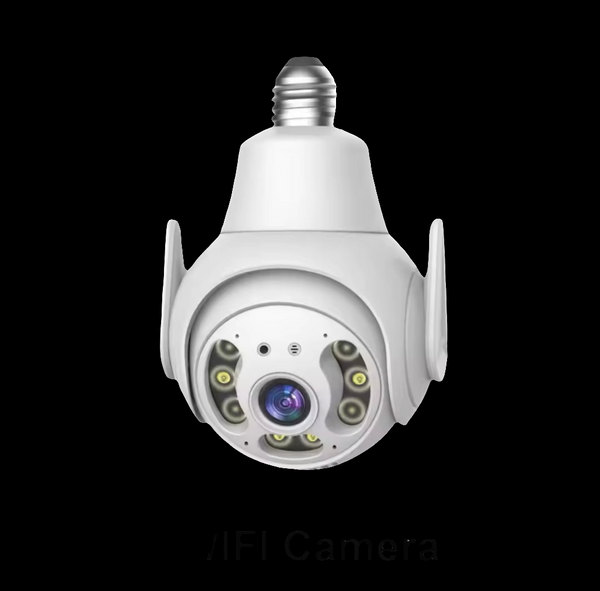 Rotating bulb camera