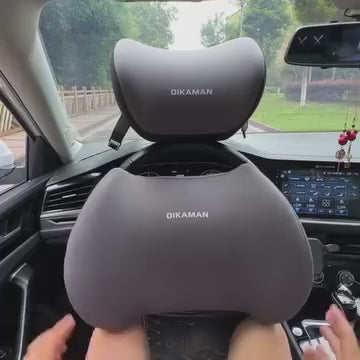 2 Piece memory foam  car headrest lumbar support car pillow