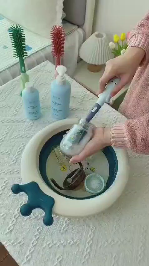 Baby bottle cleaning brush