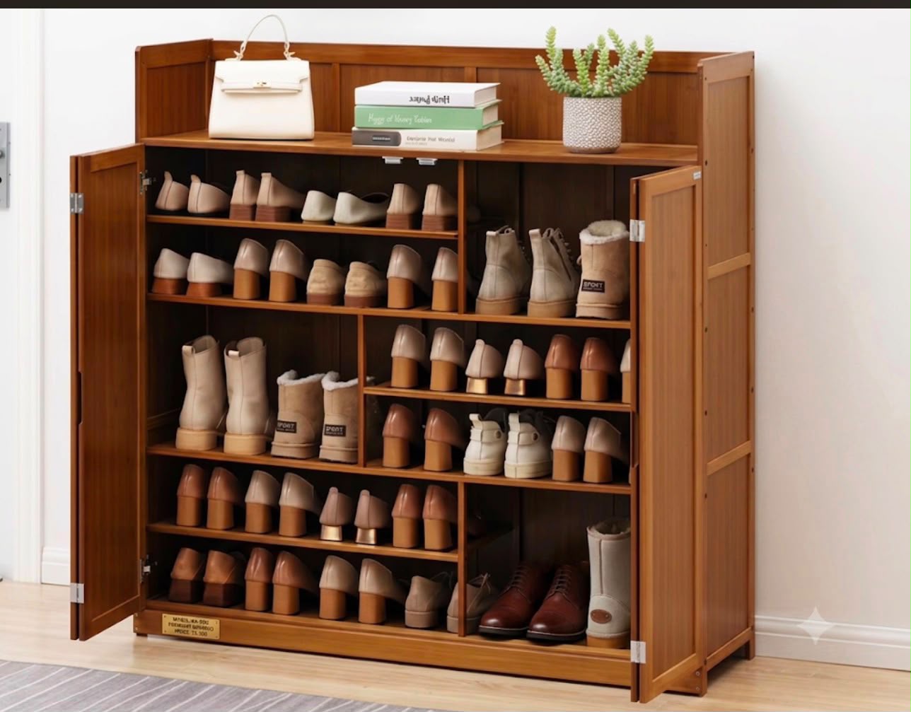 7 Layer Bamboo Shoe Cabinet Gha
