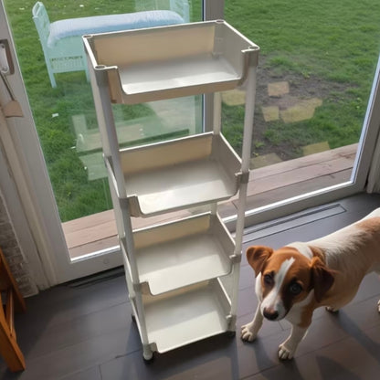 4 Layer Trolley Storage Rack