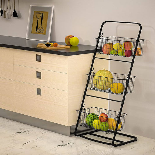 3layer metallic rack