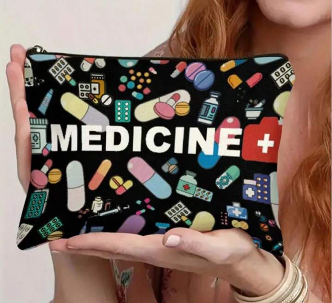 Travel medicine pouch