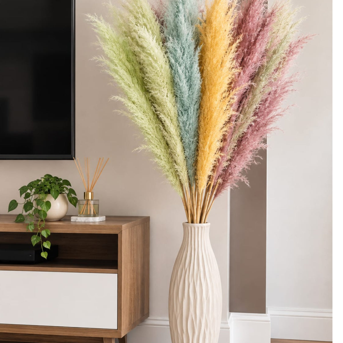 Dried Pampas Grass Stem