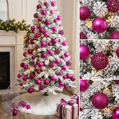 100 Piece Christmas Tree Decor Balls Set