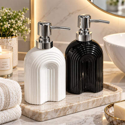Ceramic soap dispenser