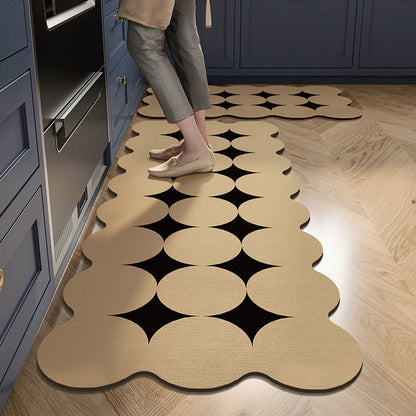 2pcs  kitchen waterproof mats