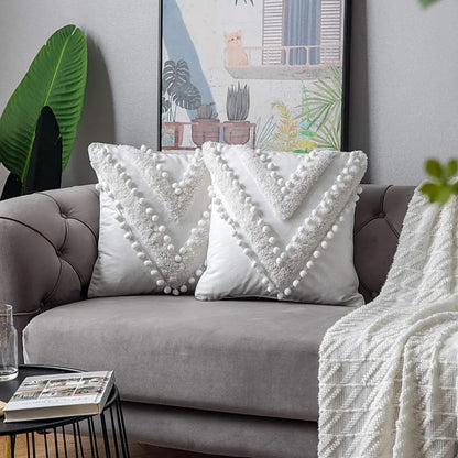 Tufted Throw Pillow Cover 1pc