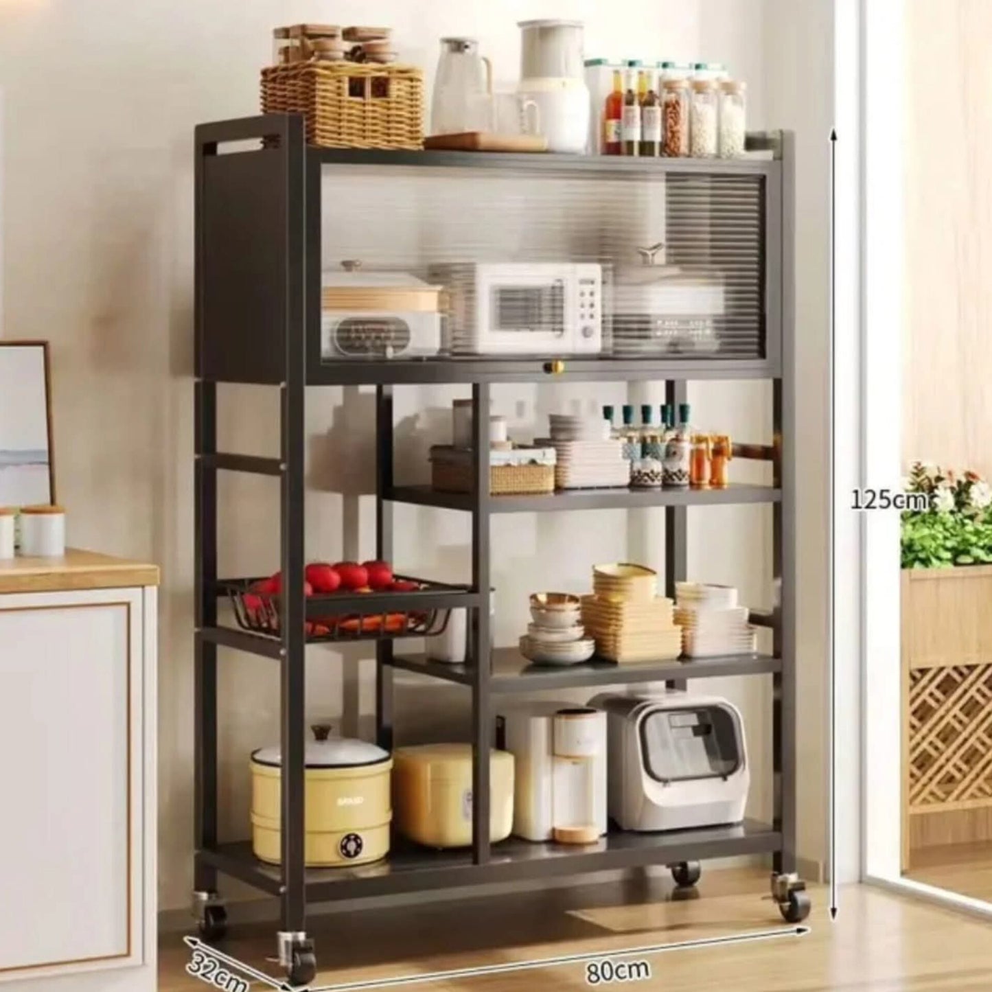 Heavy Duty Kitchen Cabinet With Wheels