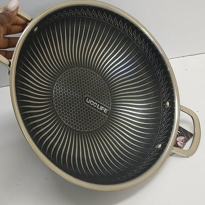 Stainless Steel Honeycomb Soup Pot