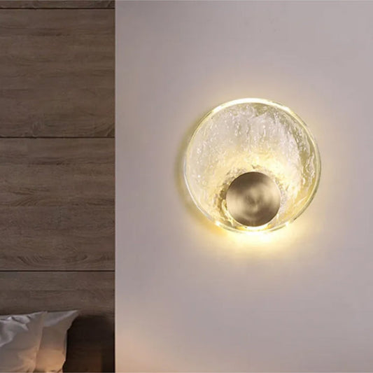 Decorative Wall Light with Gold and Textured Finish WH 2024 05 19 TC
