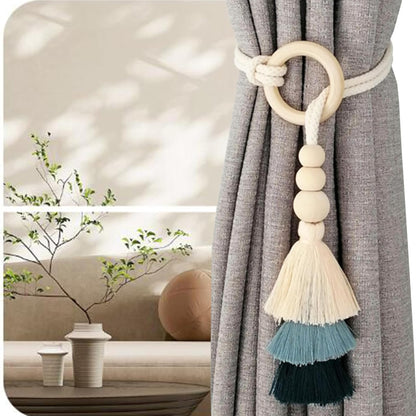 2Pcs Tassel Curtain Tie Backs