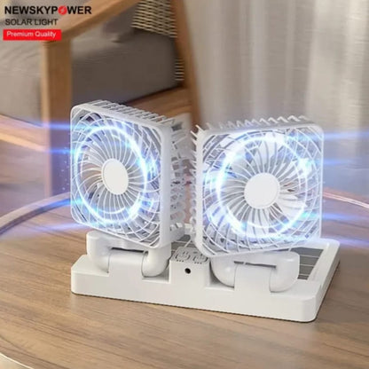Car tabletop solar fan
