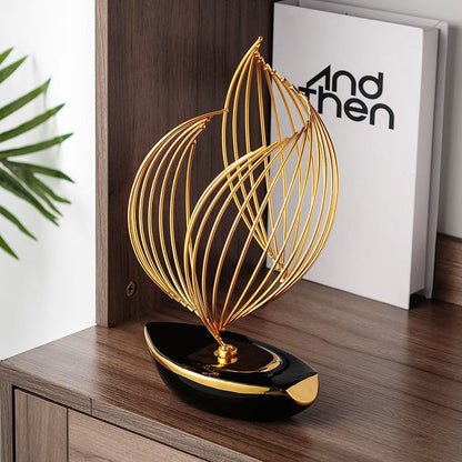 Ceramic sailing boat  decor