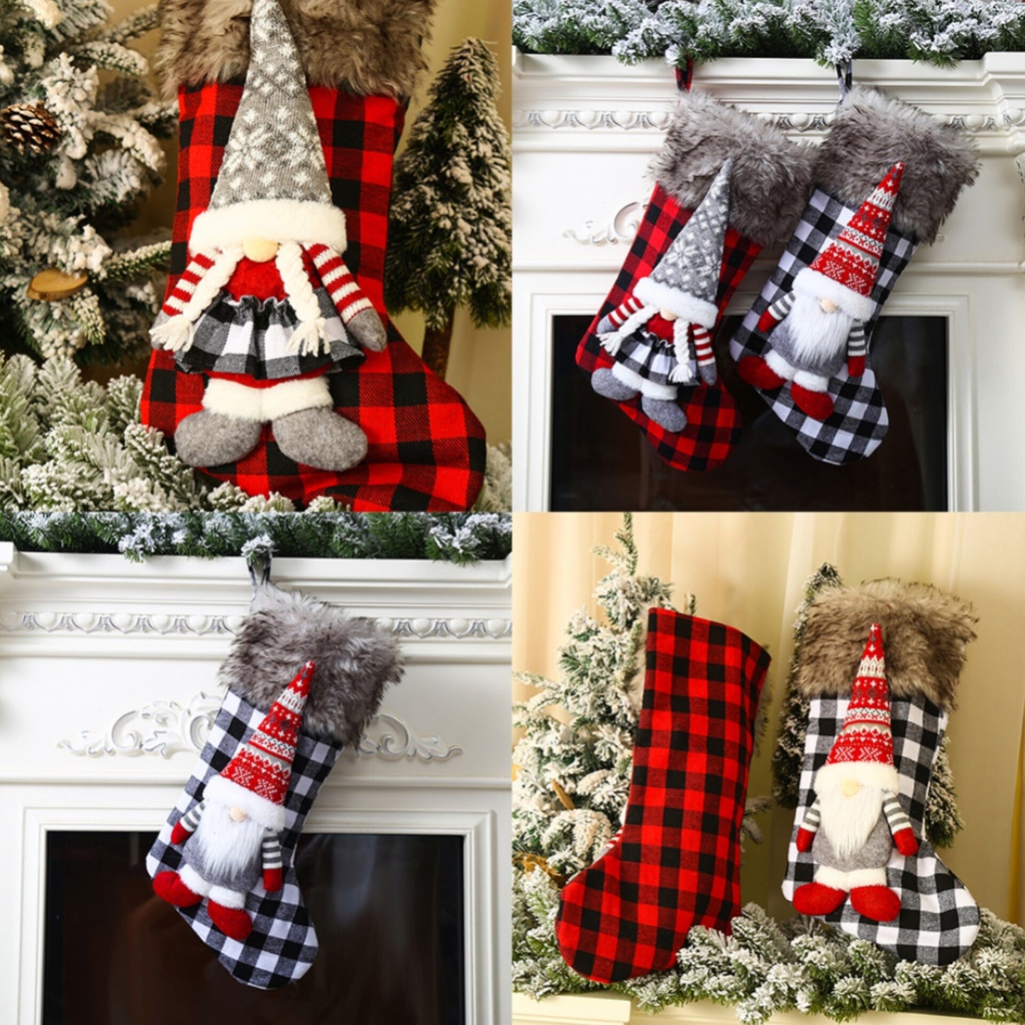 Christmas decor socks