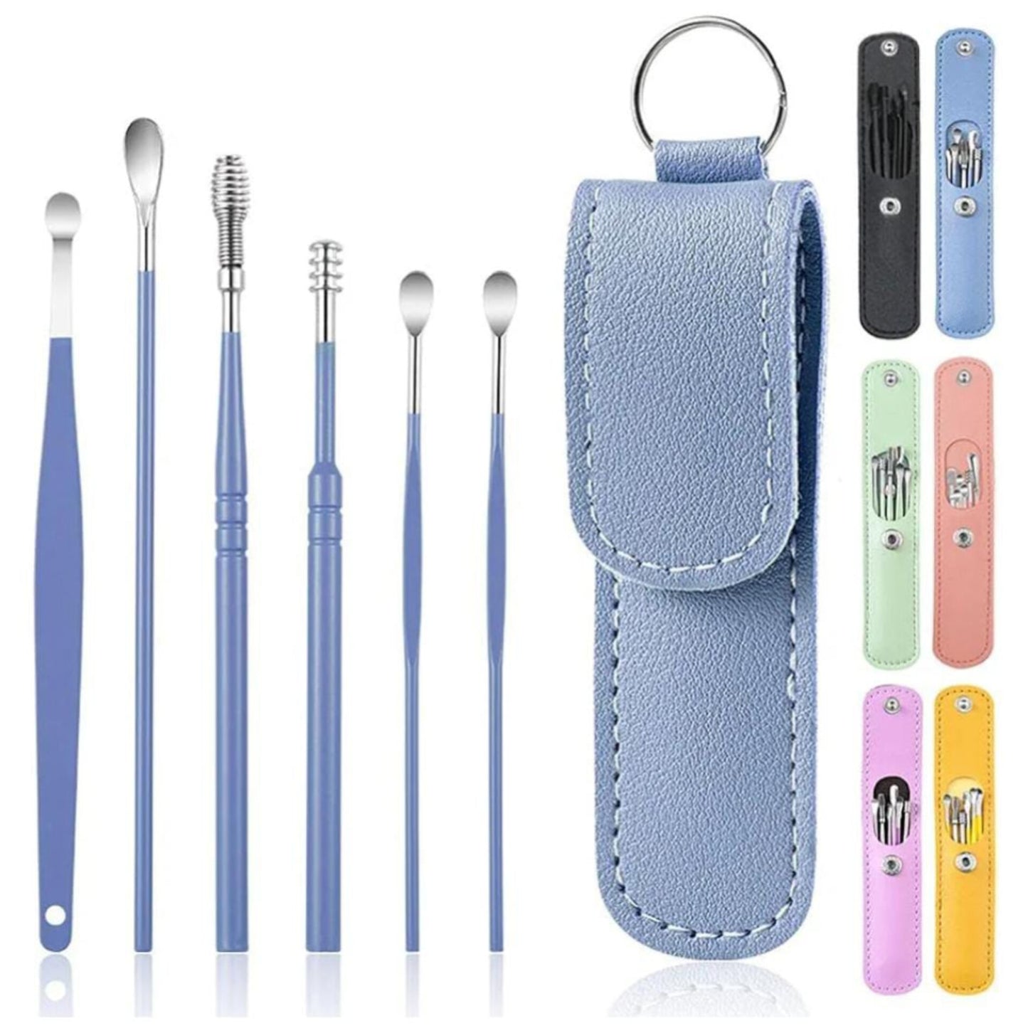 6 Piece Stainless Steel Ear Wax Removal Kit