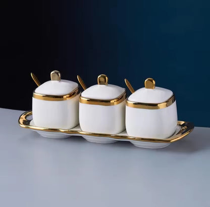 3pc  ceramic cannisters set