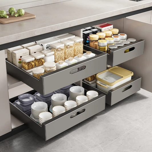 Pull out  cabinet drawer organizer
