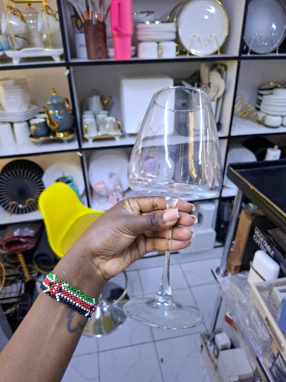 6Pc Large wine glasses goblets