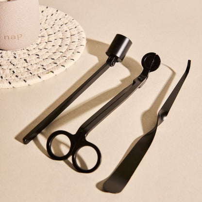 3 in 1 Candle wick trimmer, candle whistle and wick dipper