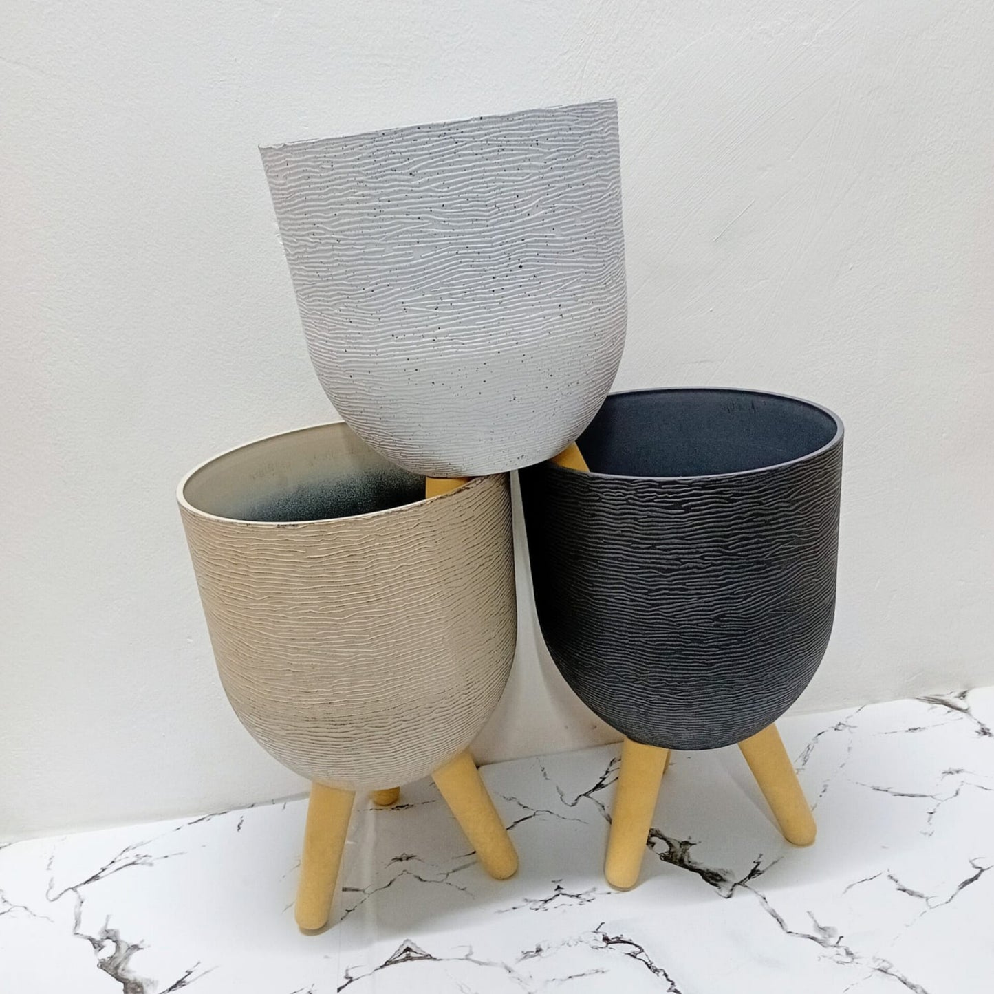 Fiber Clay Flower Pot Planter