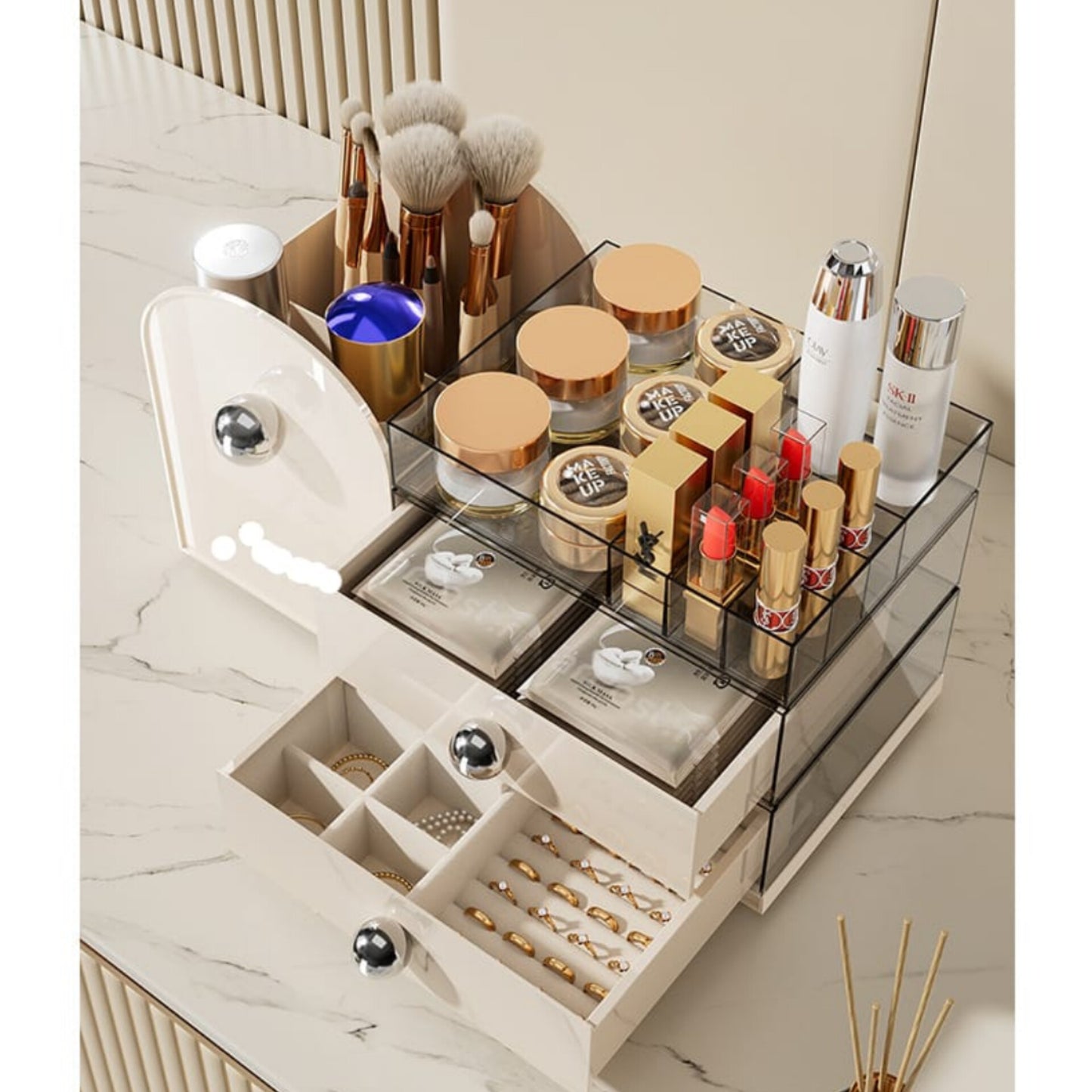Large make-up organizer