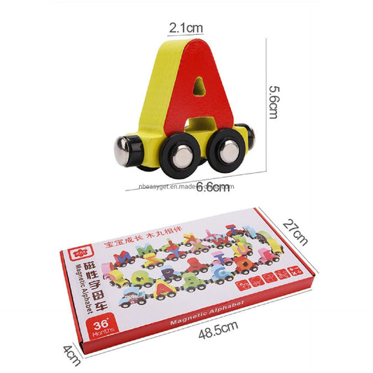 Magnetic letter train