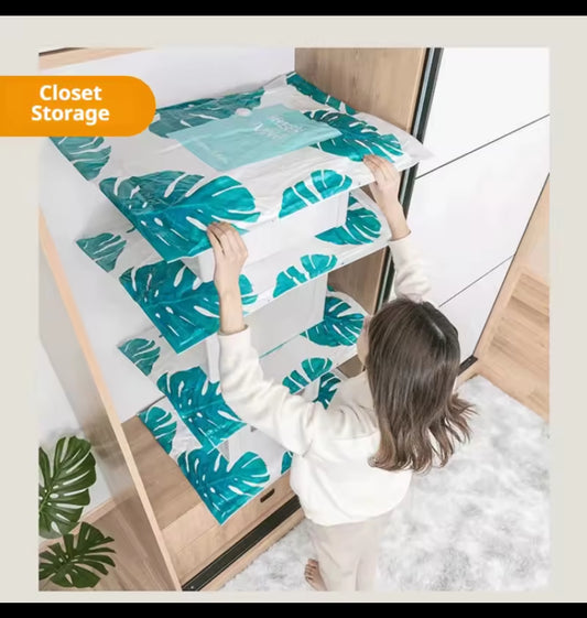 Electric vacuum compression bags