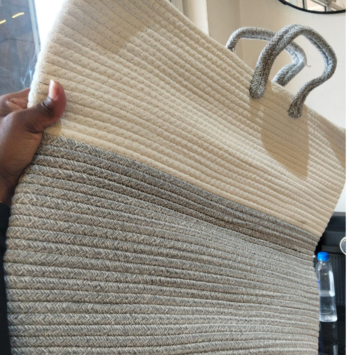 Cotton Rope Laundry Basket