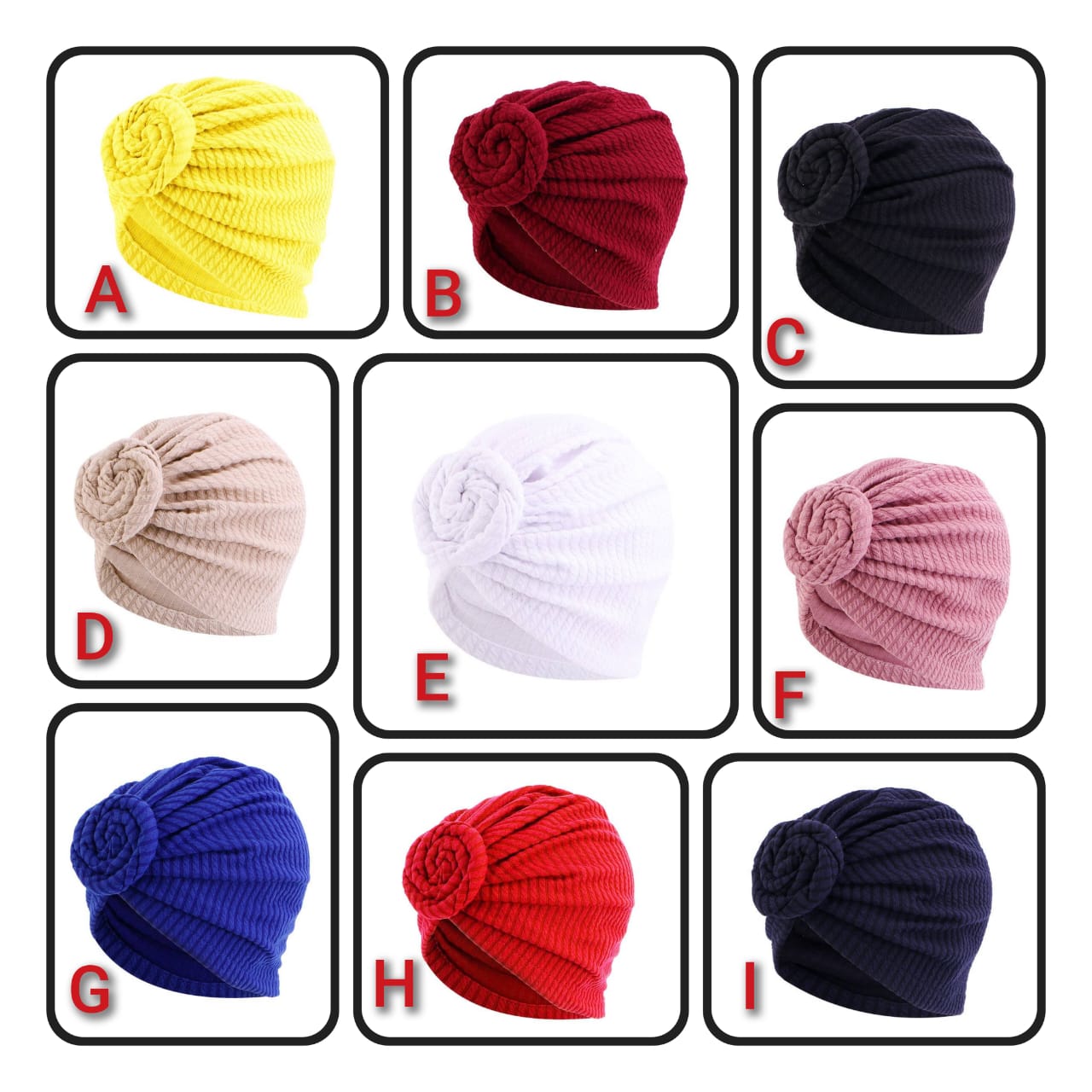 Donut head turban