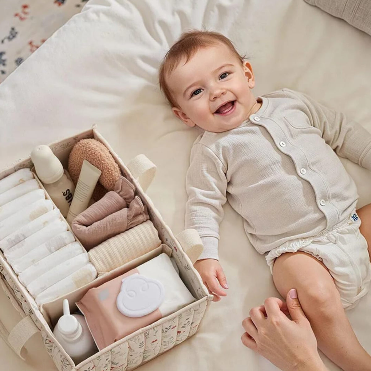 Baby Diaper Caddy Nursery Organizer