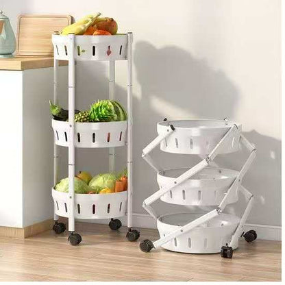 Foldable Rotating Vegetable  Rack