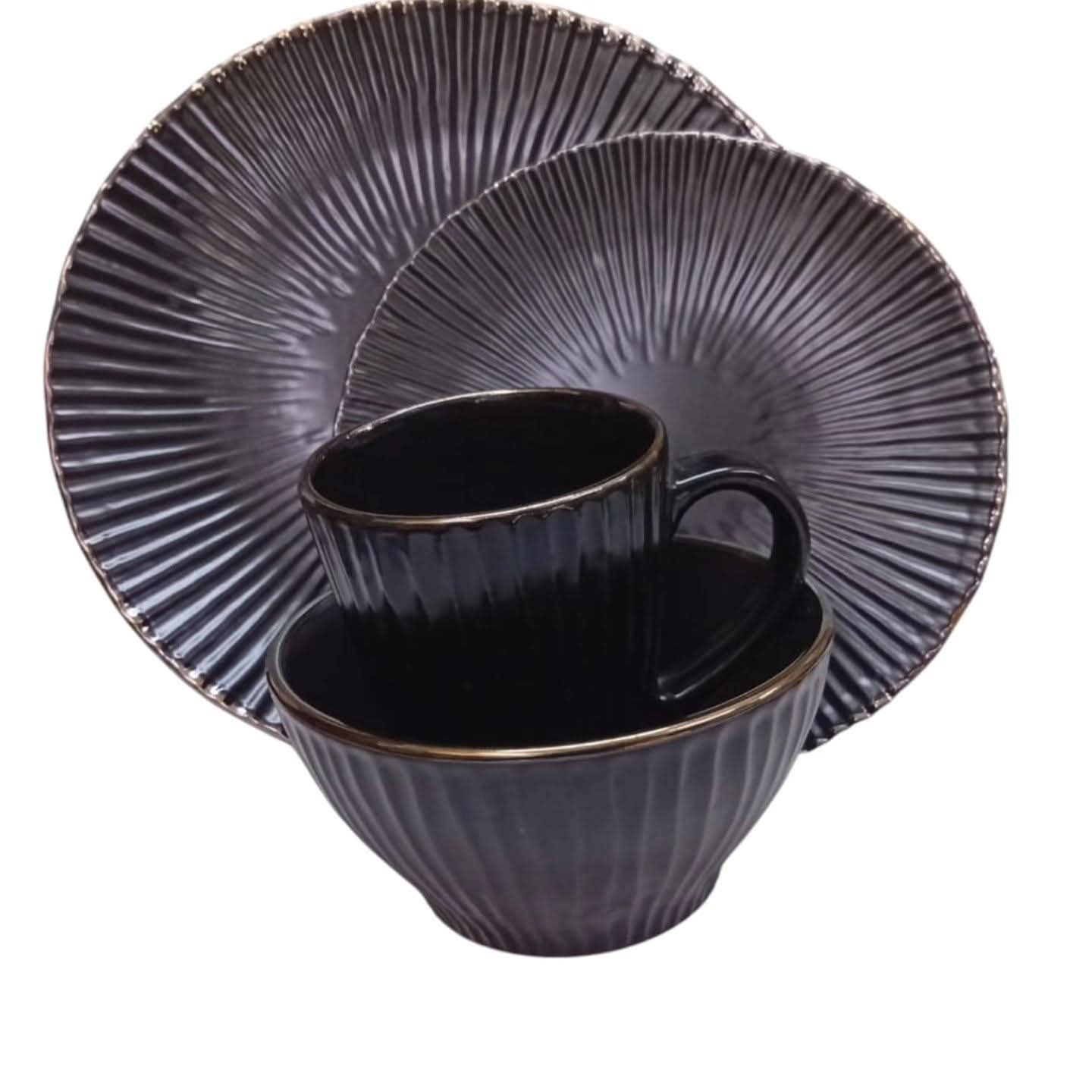 24Pc Ceramic Dinner Sets Dinnerware