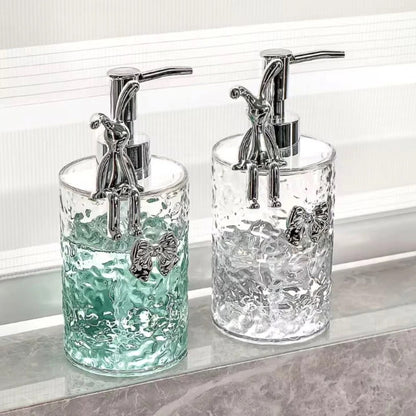 300ml clear, refillable acrylic soap/liquid dispenser