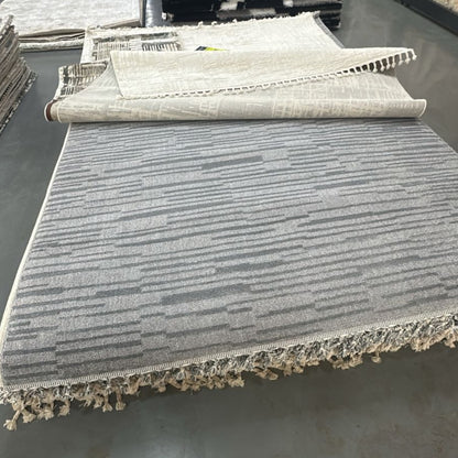 8*11 Bohemian Carpet With Tassels