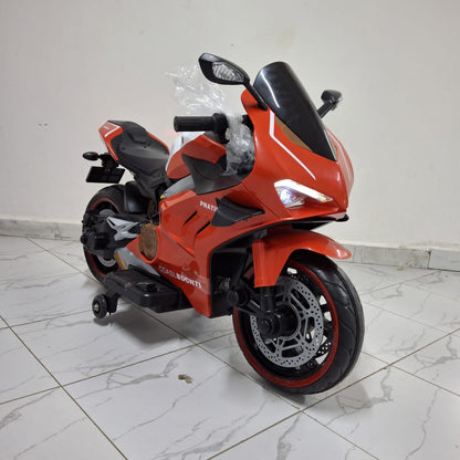 Rechargeable electric kids motor bike