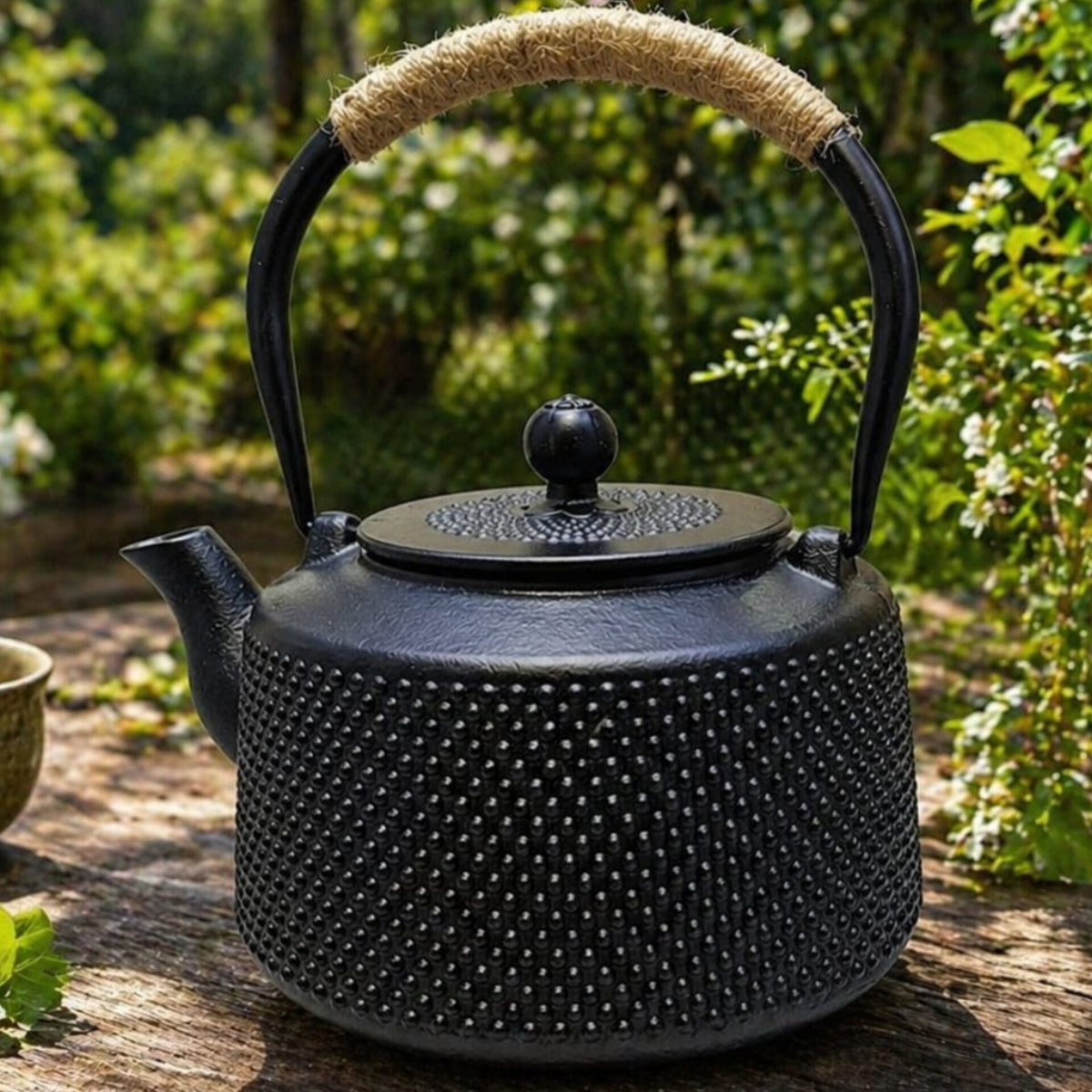 1.5L Cast Iron Teapot Kettle Set