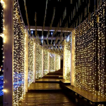 300 LED Window Curtain Lights