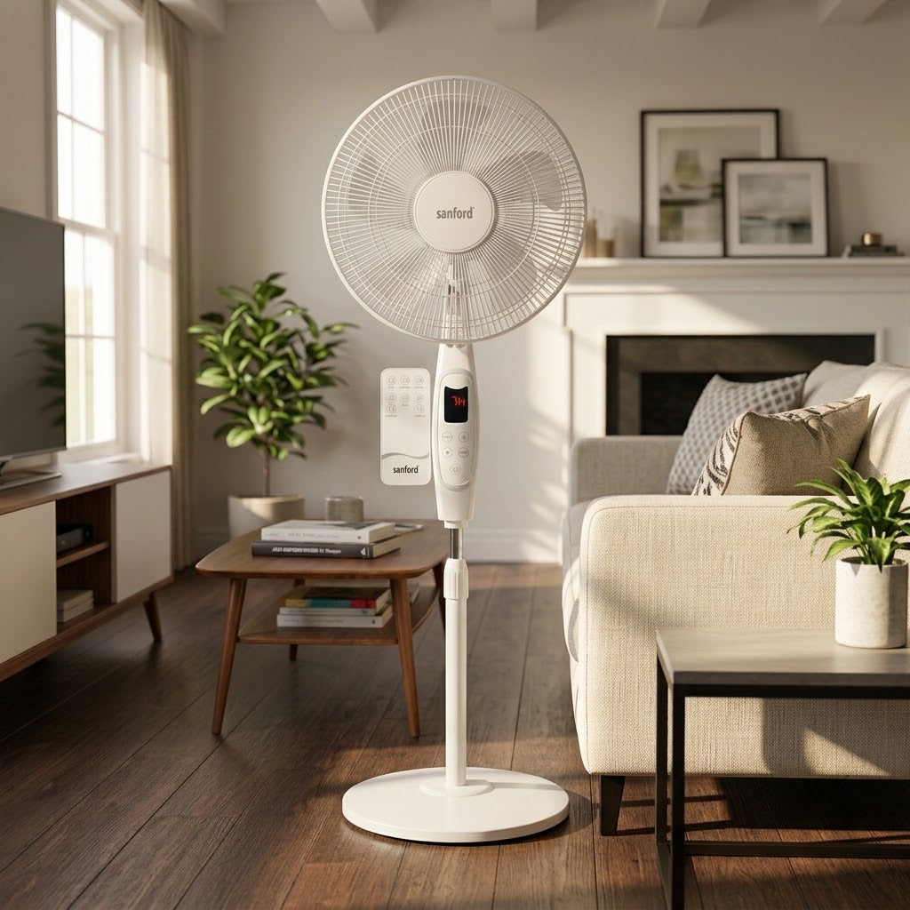 Sanford 18 Inch Stand Fan with Remote Control SF901SFN