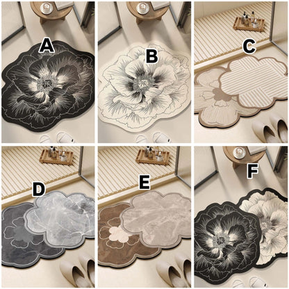 Bathroom Absorbent Diatom Mud Toilet Floor Mat