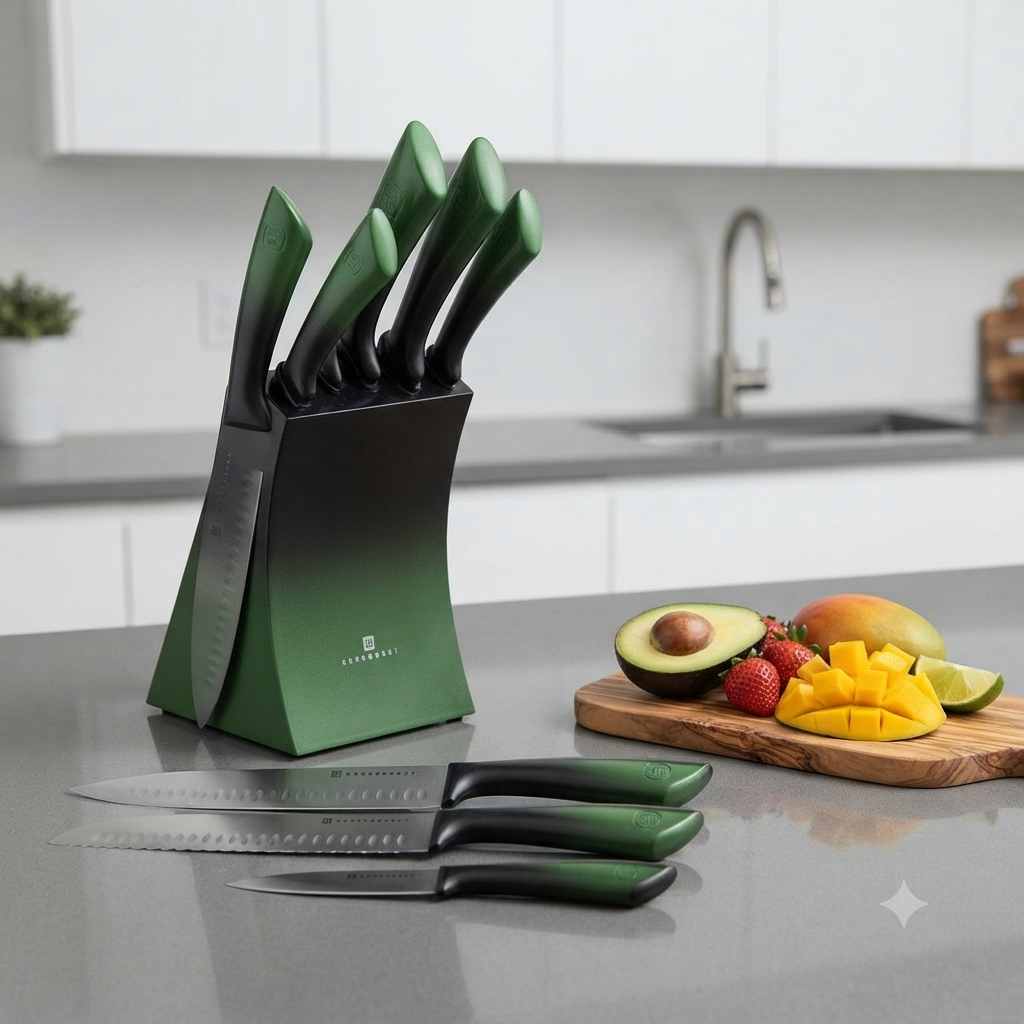 Knives Set with Stand