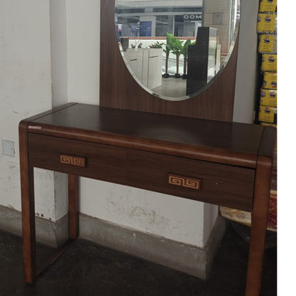 Brown wooden dressing table