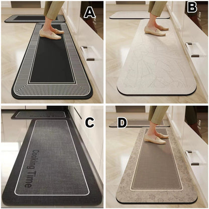 2Pc Rubber Kitchen Mats