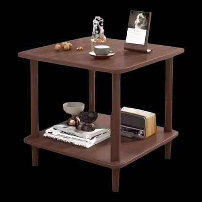 Double-Layer Square Coffee Table