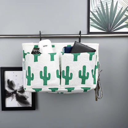 Over the cabinet door multipurpose canvas organizer