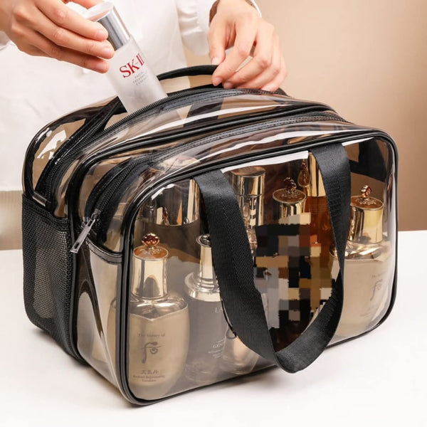 Portable cosmetic travel bag